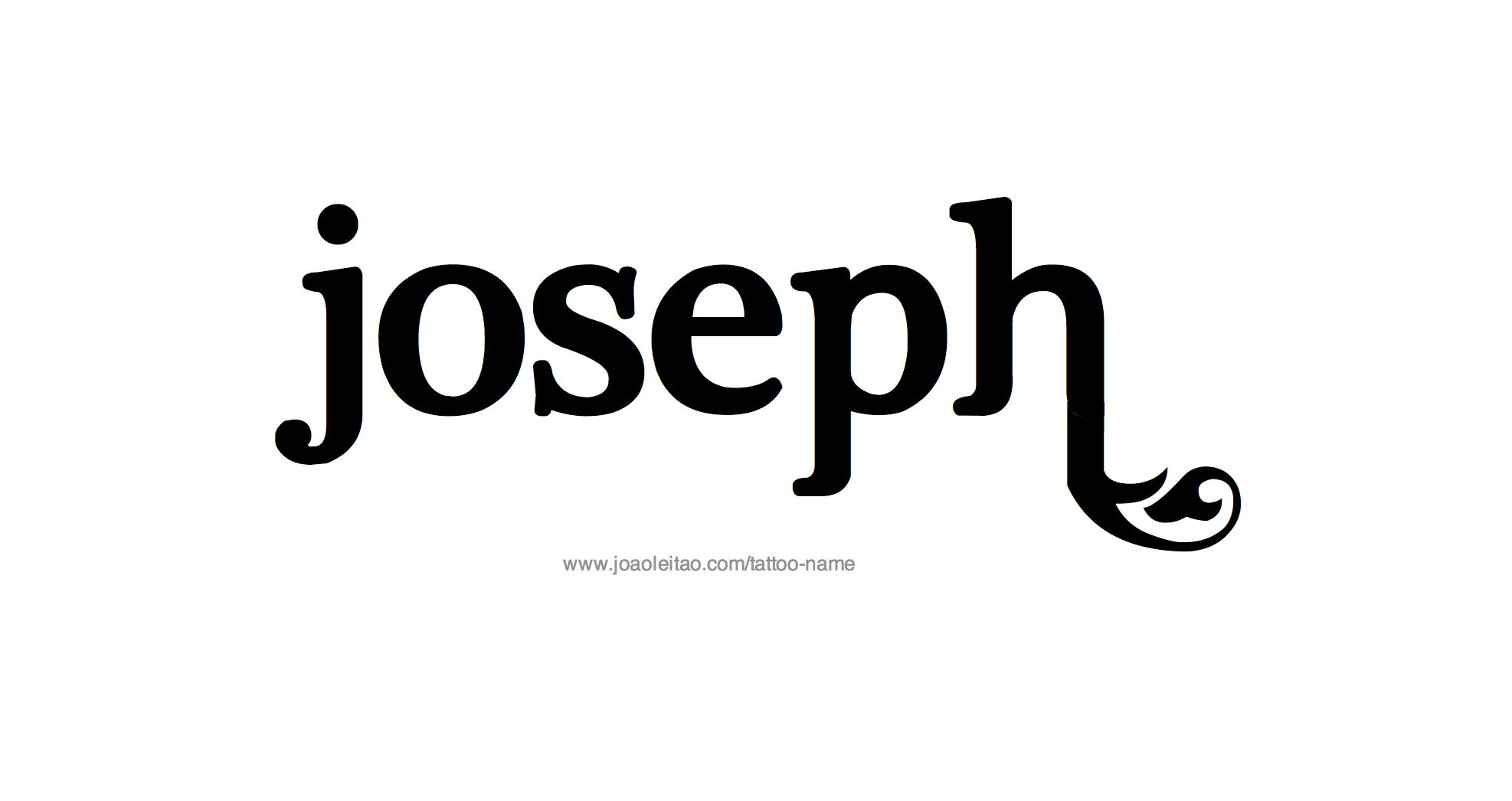 Joseph Name Tattoo Designs