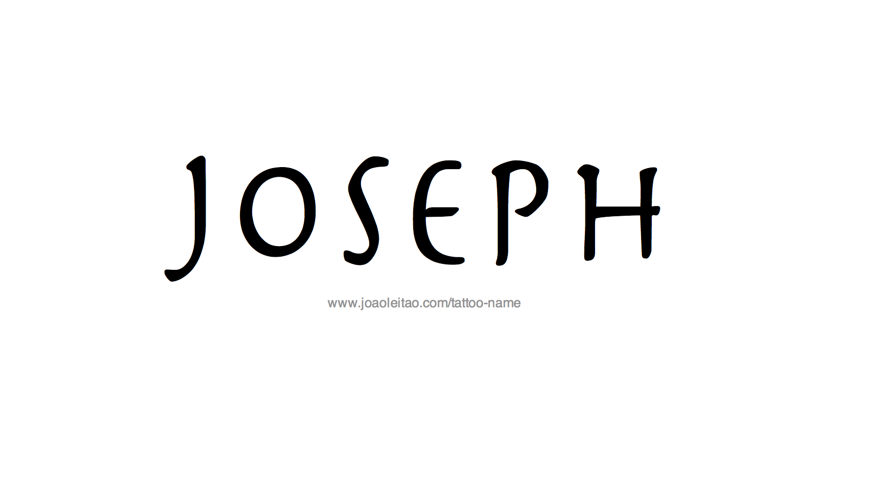 Joseph Name Tattoo Designs