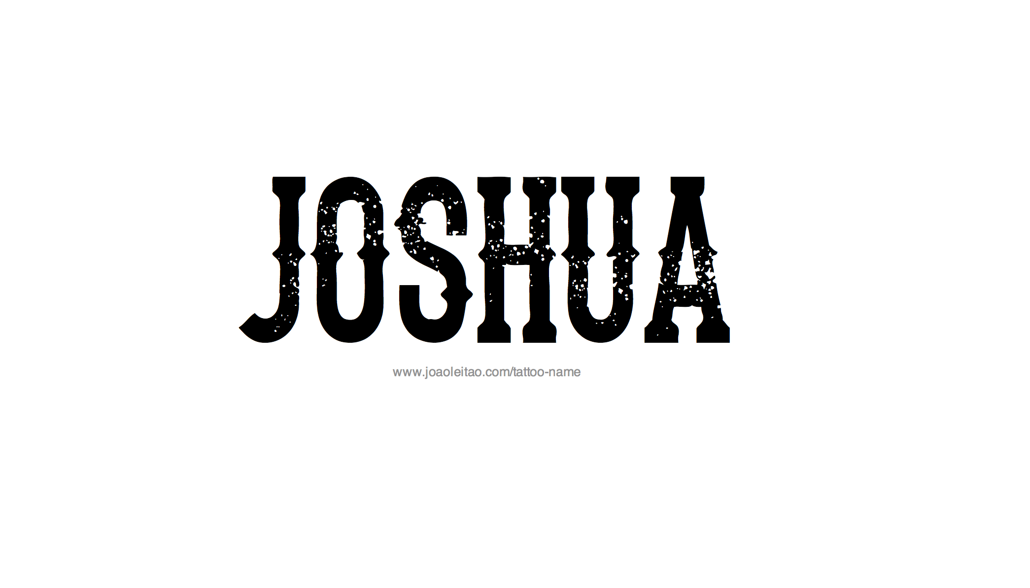 Joshua Name Tattoo Designs