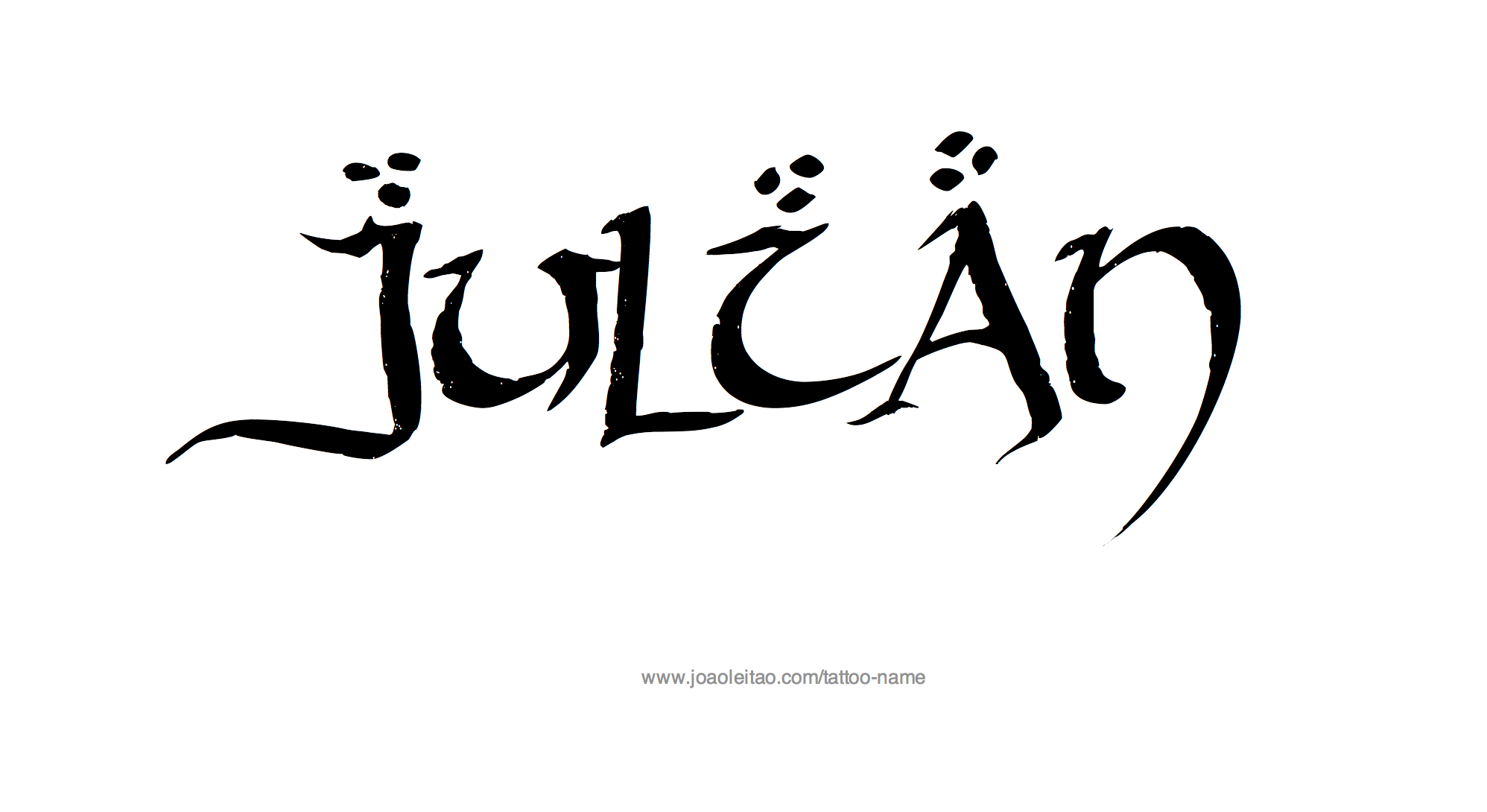 Julian Name Tattoo Designs