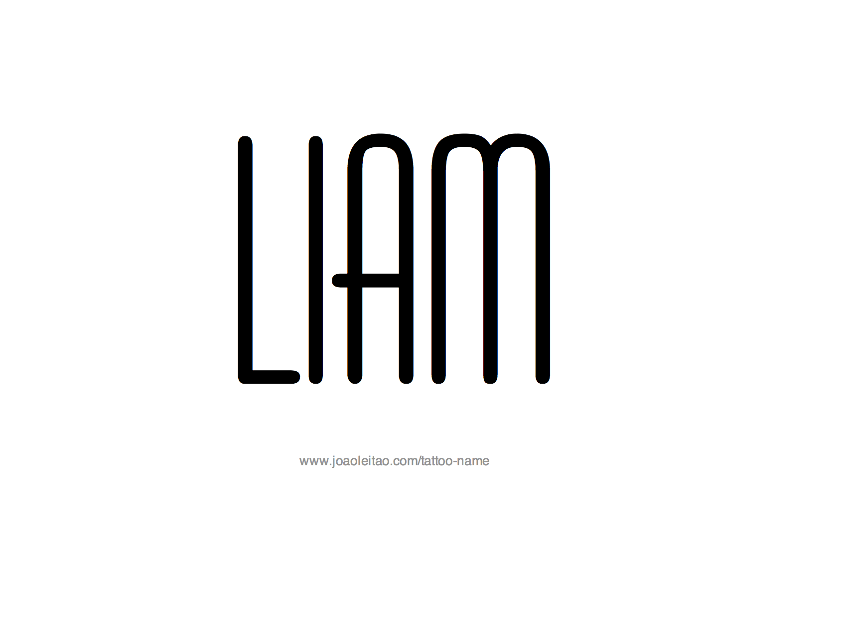 Liam Name Tattoo Designs