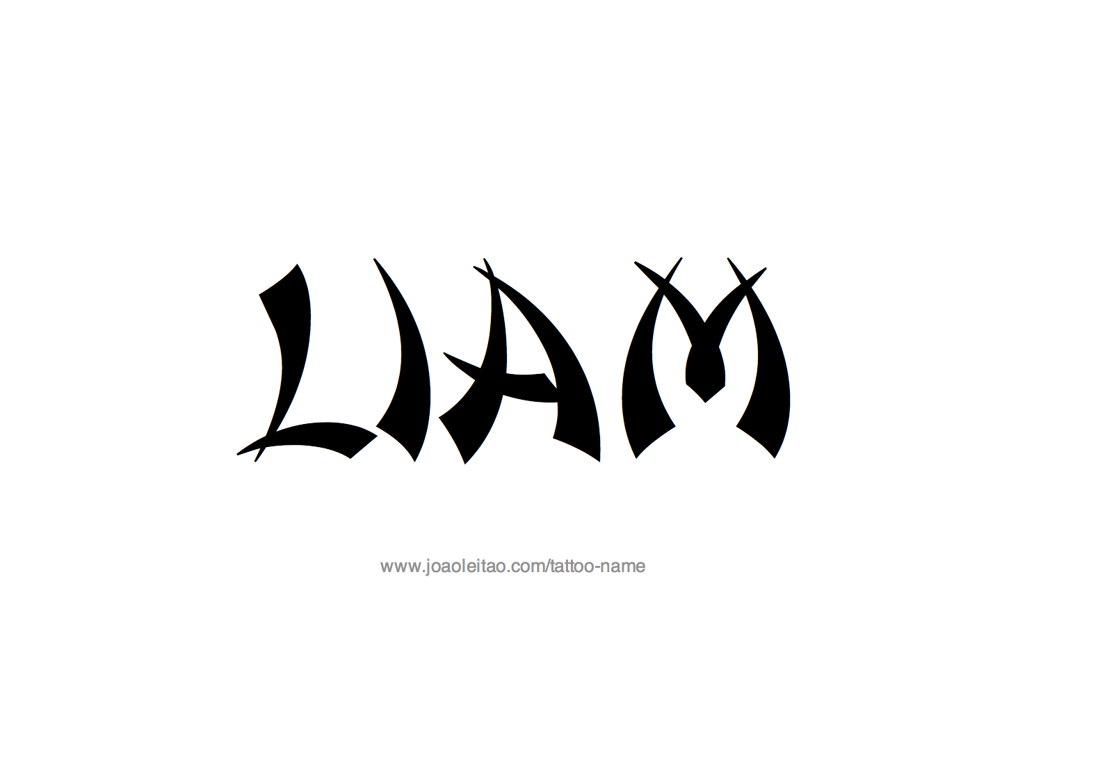 Liam Name Tattoo Designs