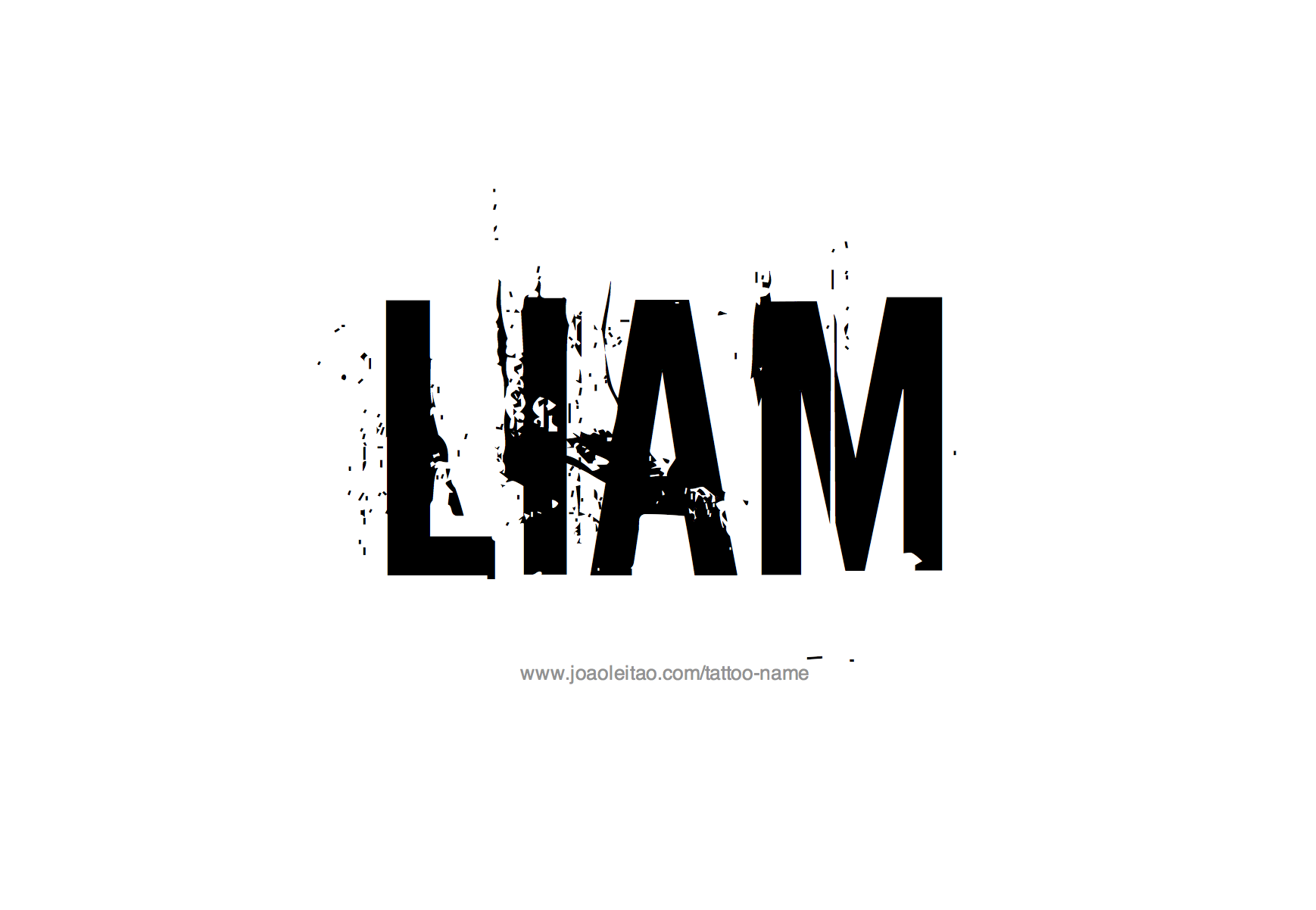 Liam Name Tattoo Designs