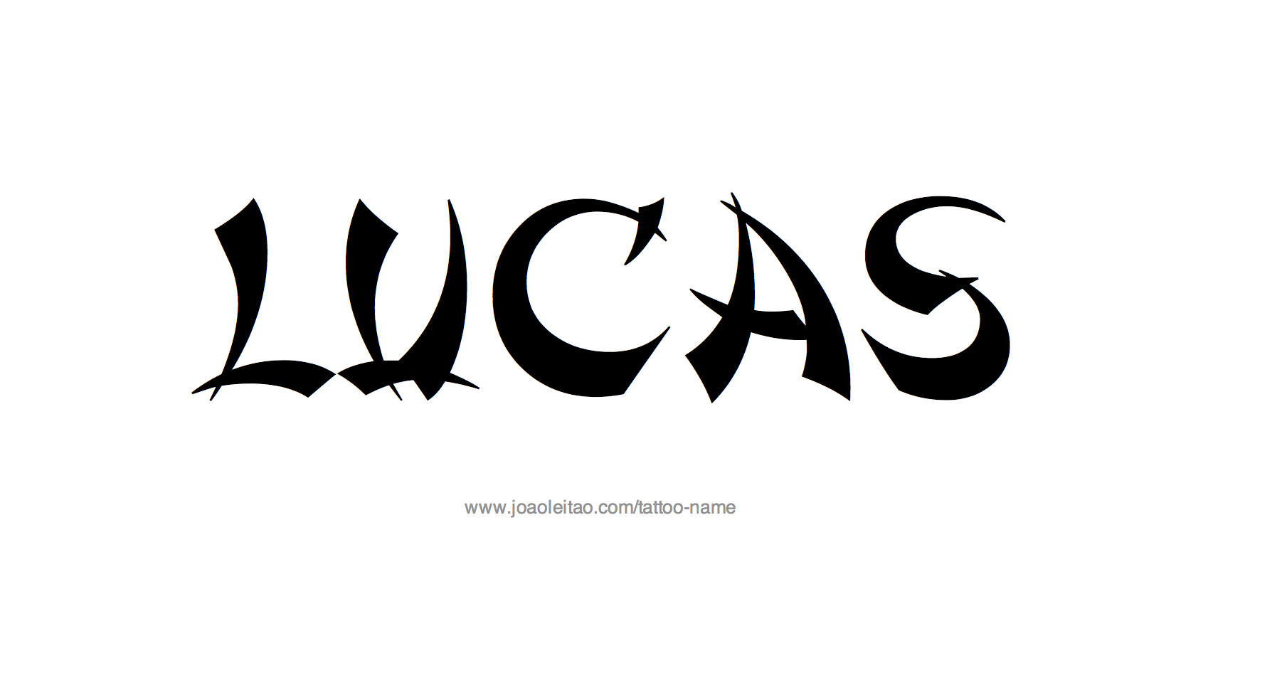 Lucas Name Tattoo Designs