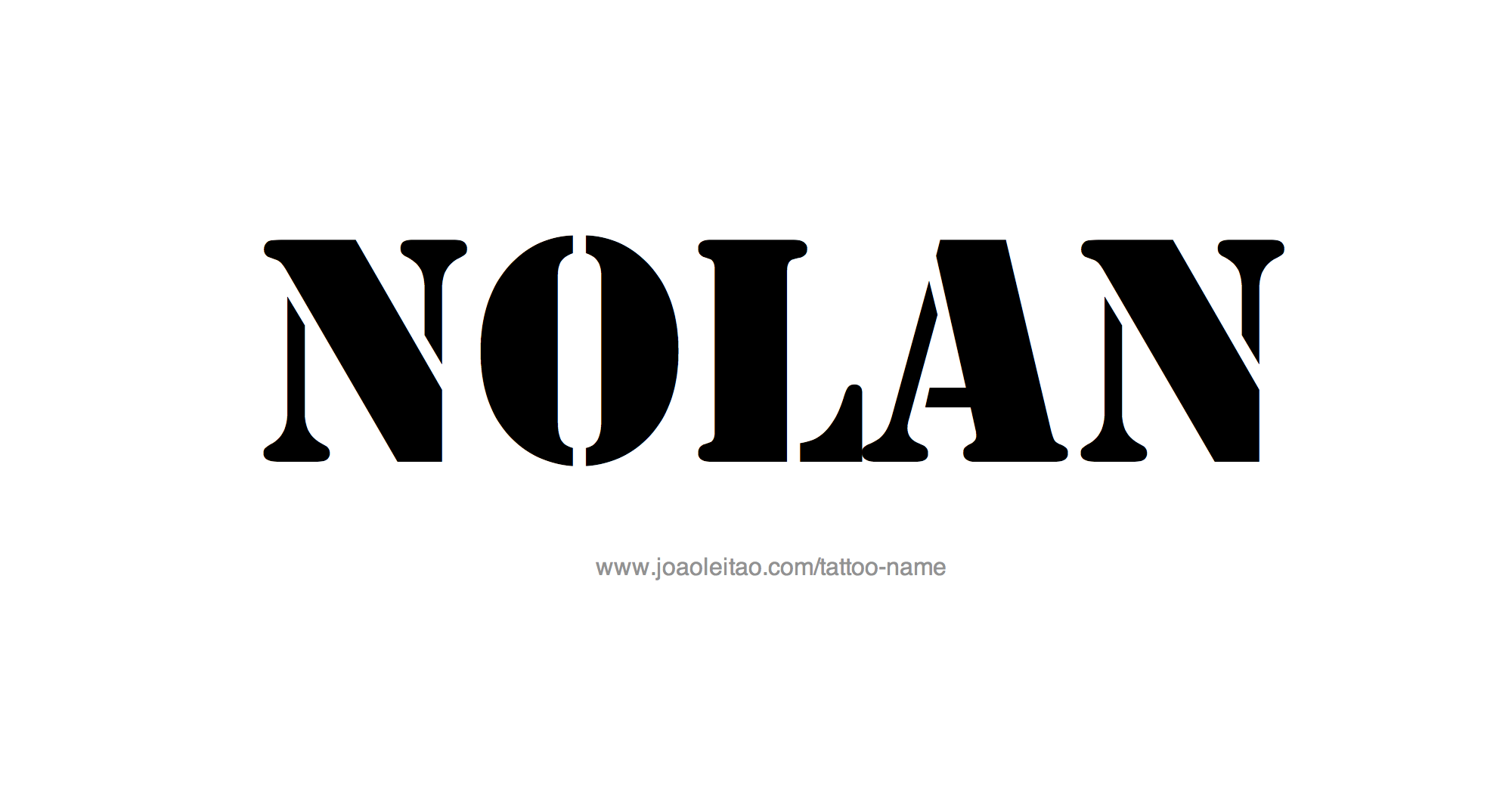 Nolan Name Tattoo Designs