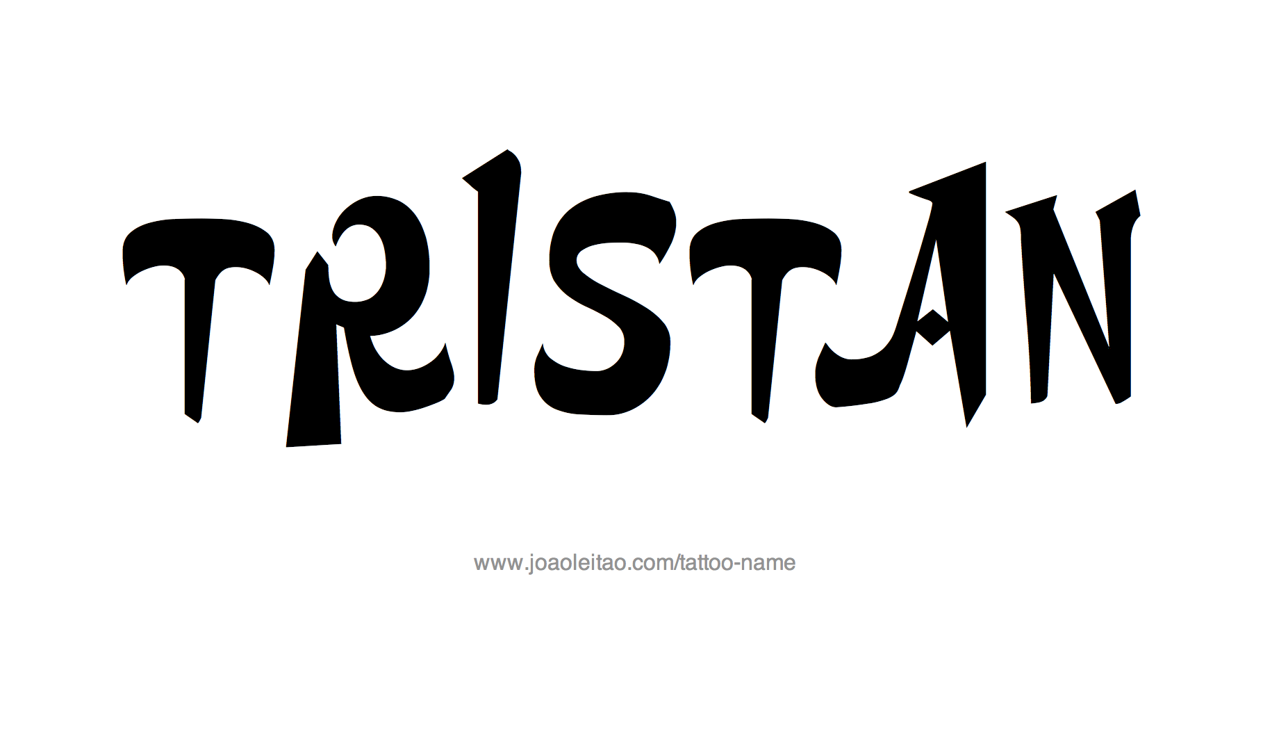 Tristan Name Tattoo Designs