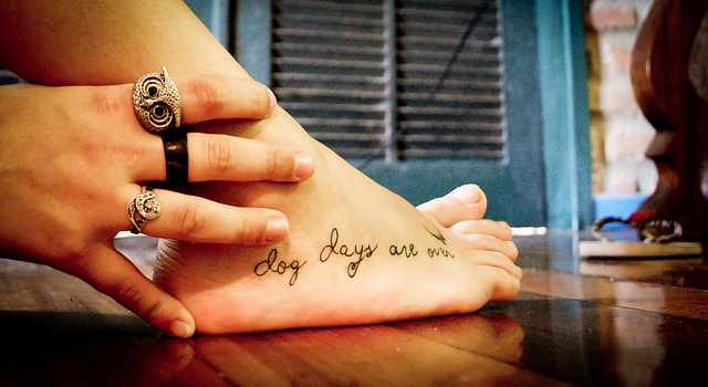 50 Latest Foot Quotes Tattoos