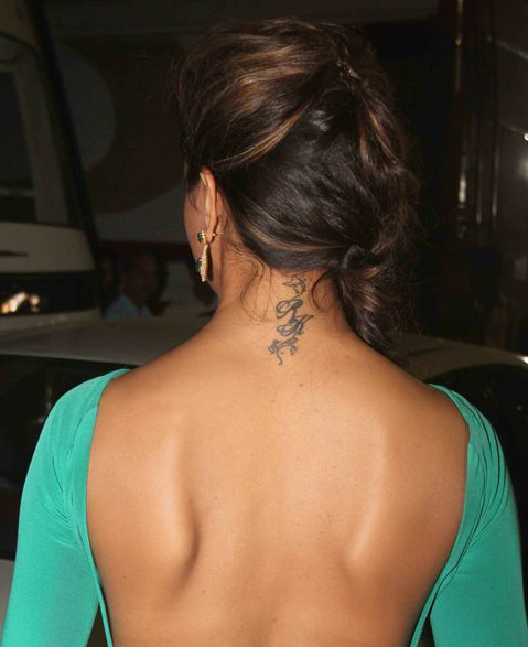 18 Beautiful and Inconspicuous BackofNeck Tattoos
