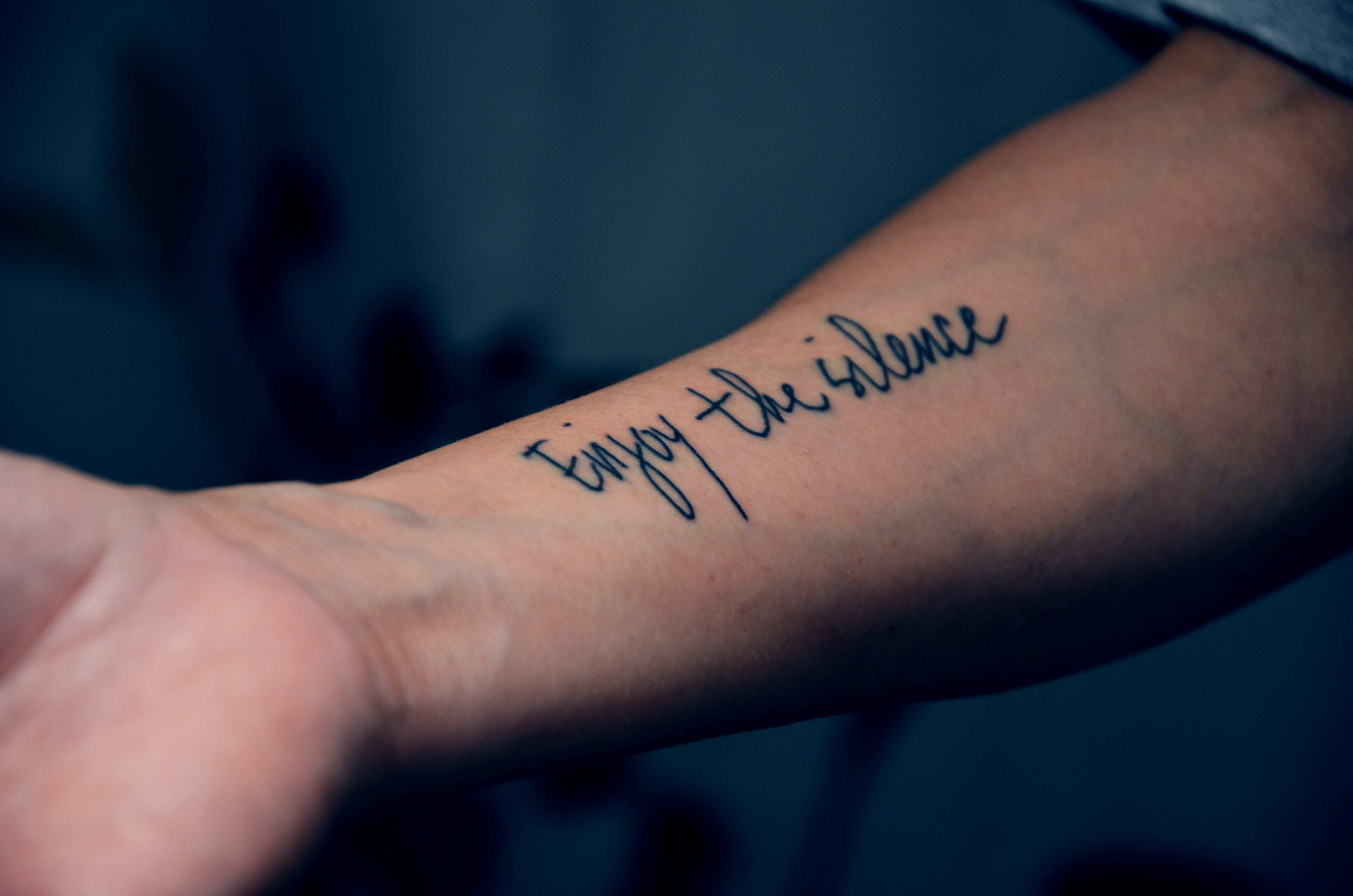 bible verse tattoos on inner arm
