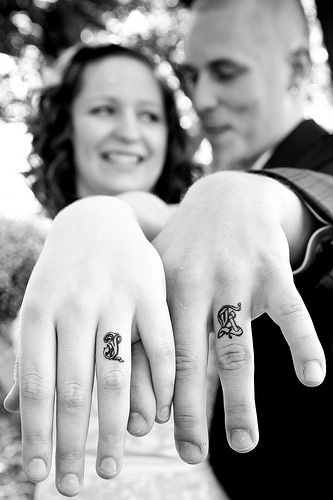 12 Memorable and Creative Celebrity Wedding Tattoos Celebrity Engagement  Tattoos
