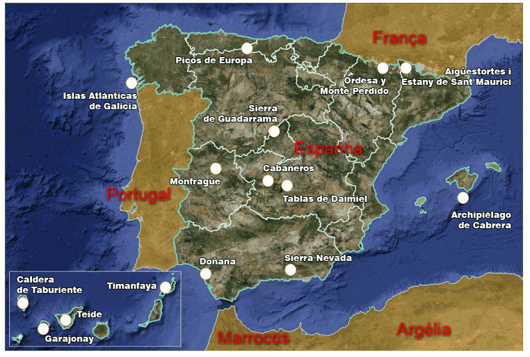 Mapas de Espanha, Roteiros e Dicas de Viagem
