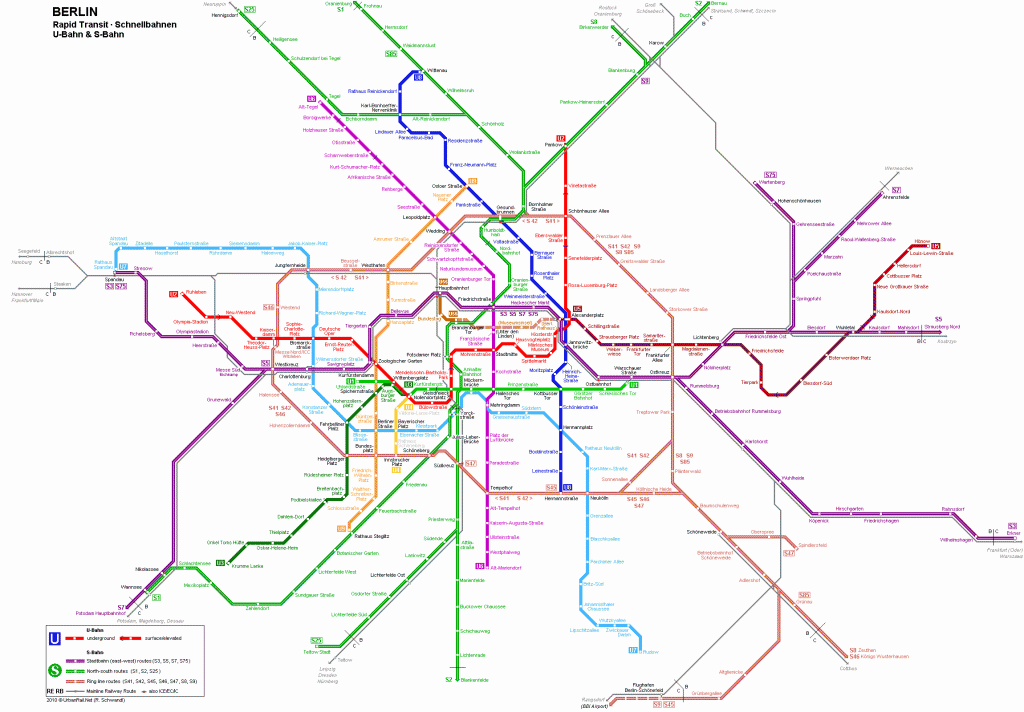 Карта метро берлина интерактивная