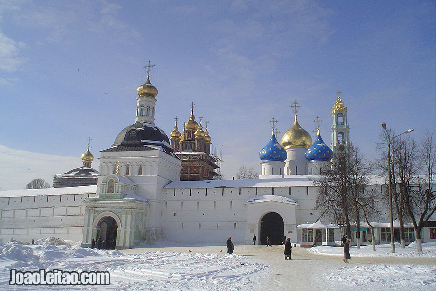 Sergiev Posad home to the medieval Trinity Monastery of St. Sergei