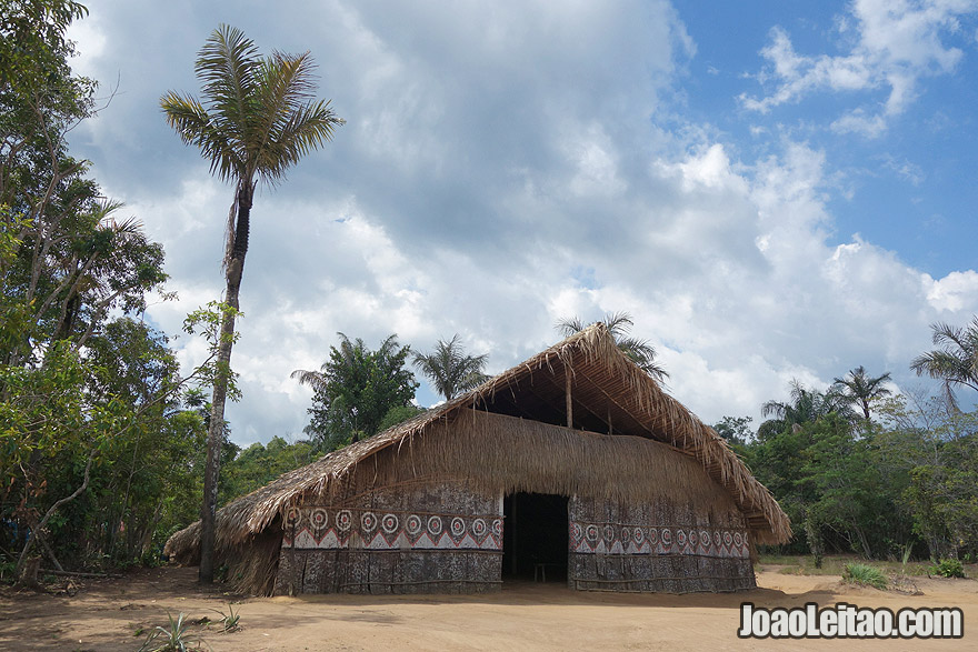 Indigenous camp in Brazil