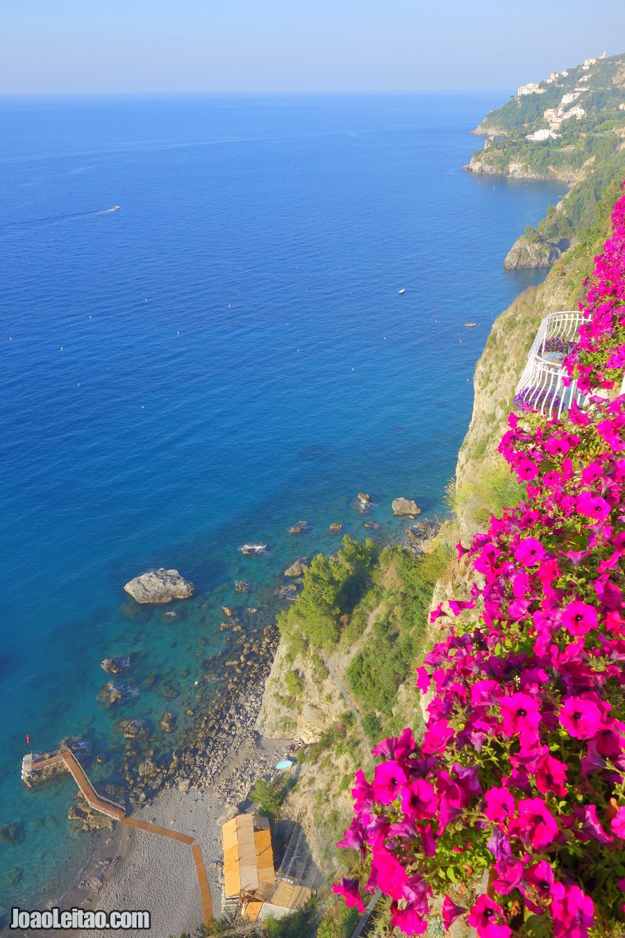 Idyllic Amalfi Coast Of The Tyrrhenian Sea In Italy