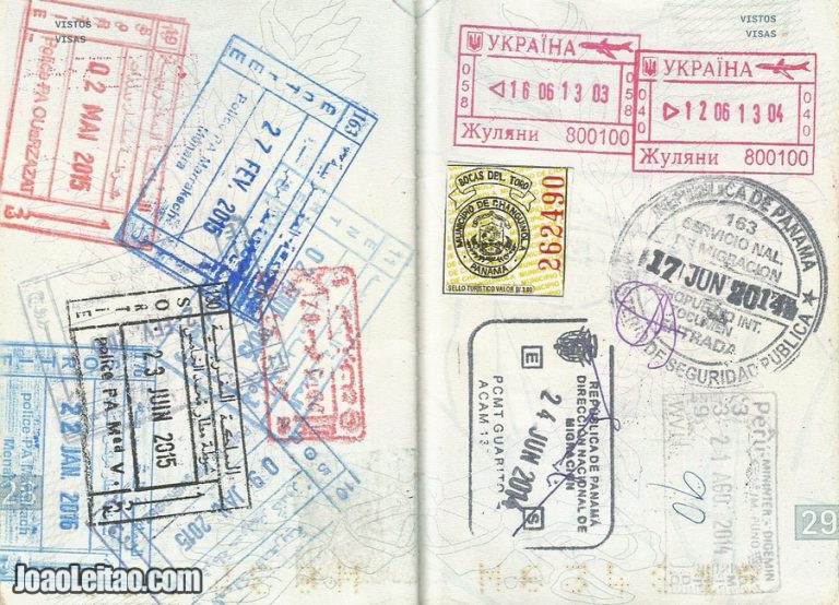 Peek Inside A Full Passport And Be Inspired To Travel